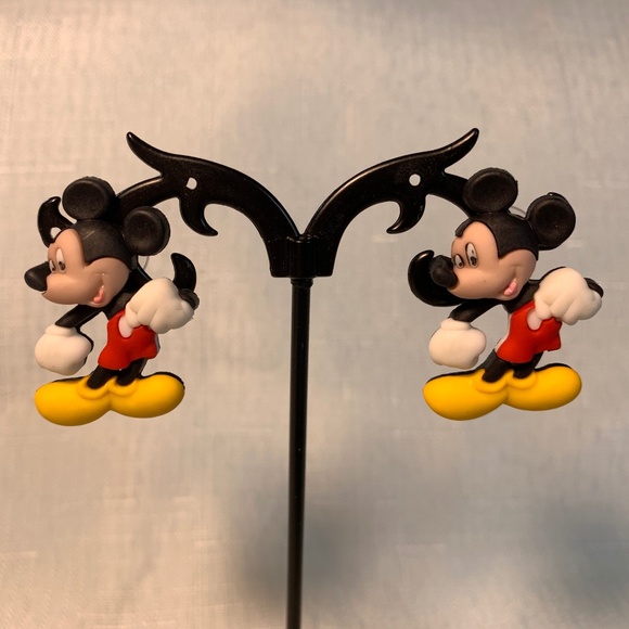 NWT 1 Pair of Handmade Disney Mickey Mouse Pierced Earrings in 3 Styles - Picture 10 of 11